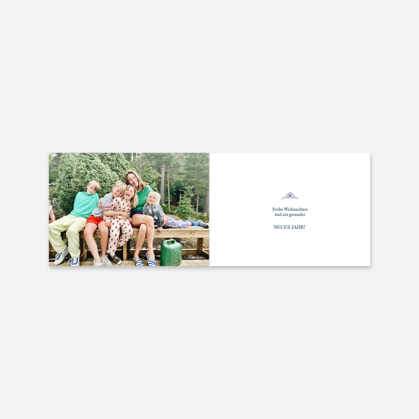 Weihnachtskarte Naturnah