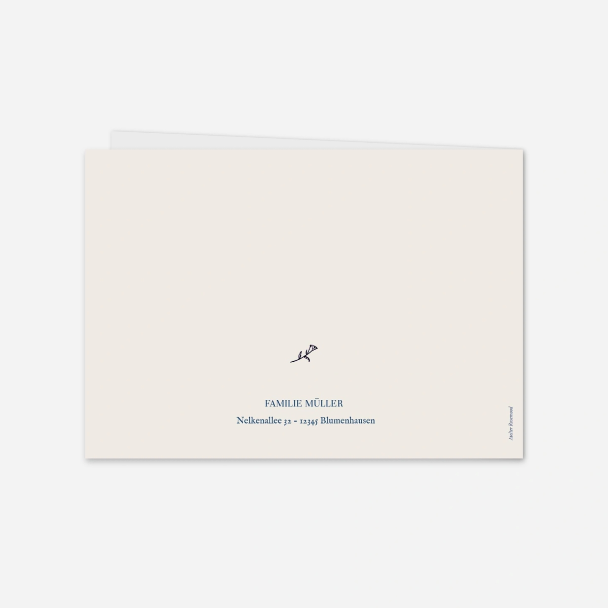 Weihnachtskarte Naturnah