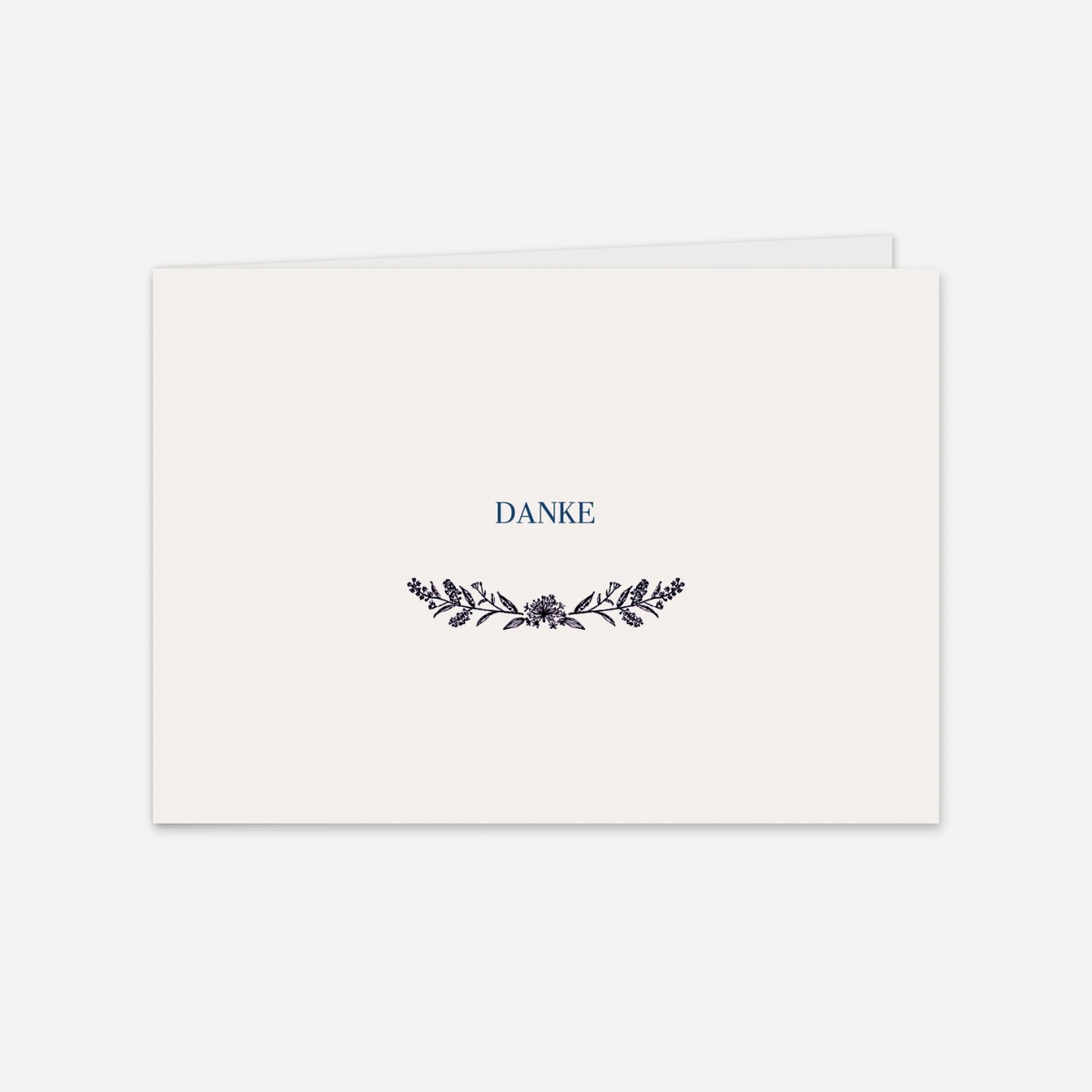 Dankeskarte Hochzeit Naturnah