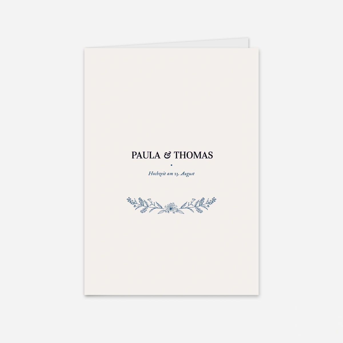 Hochzeitseinladung Naturnah