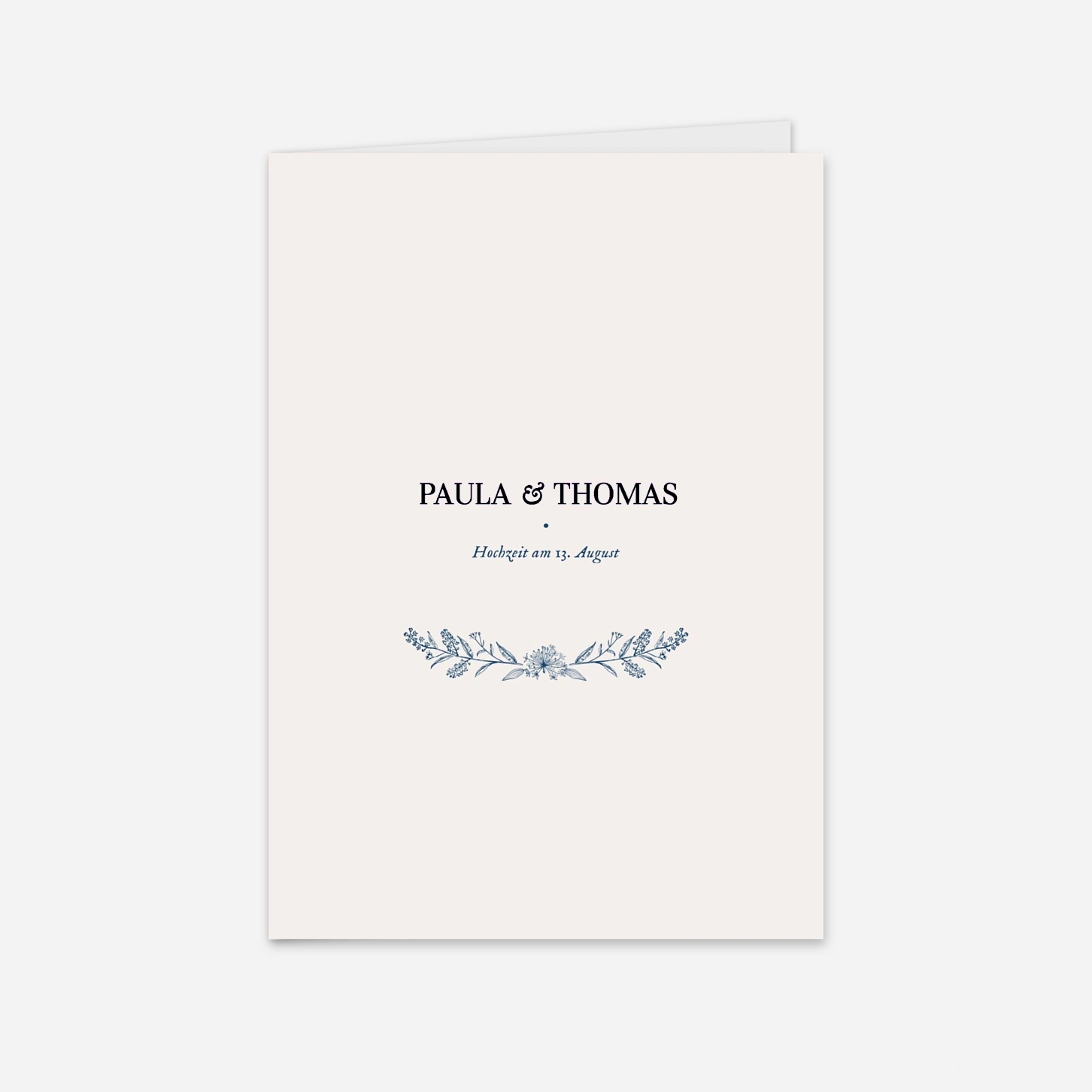 Hochzeitseinladung Naturnah