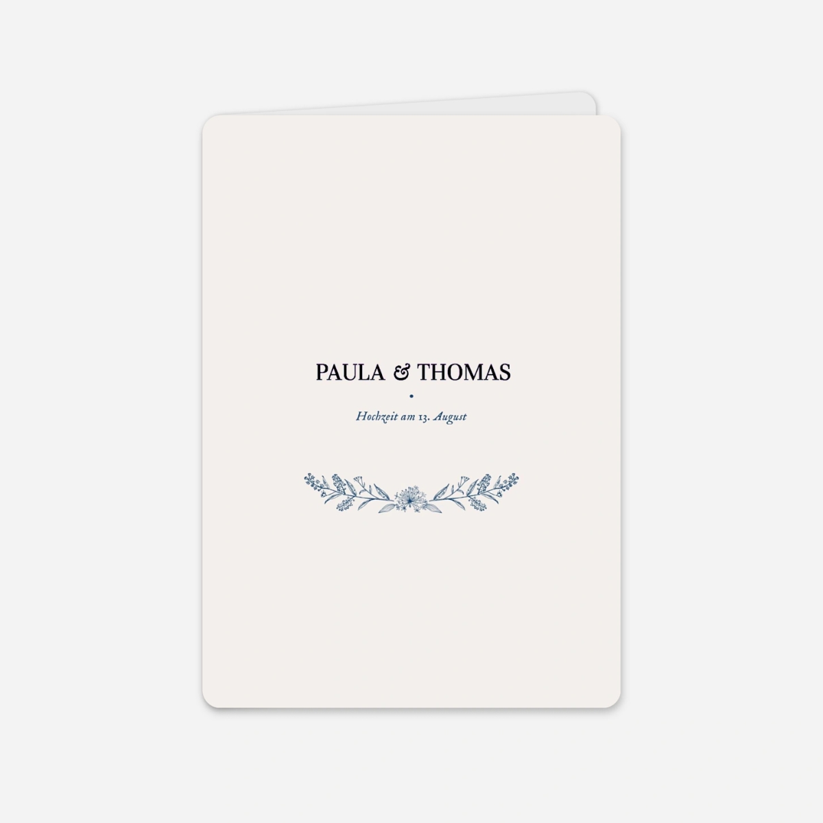 Hochzeitseinladung Naturnah