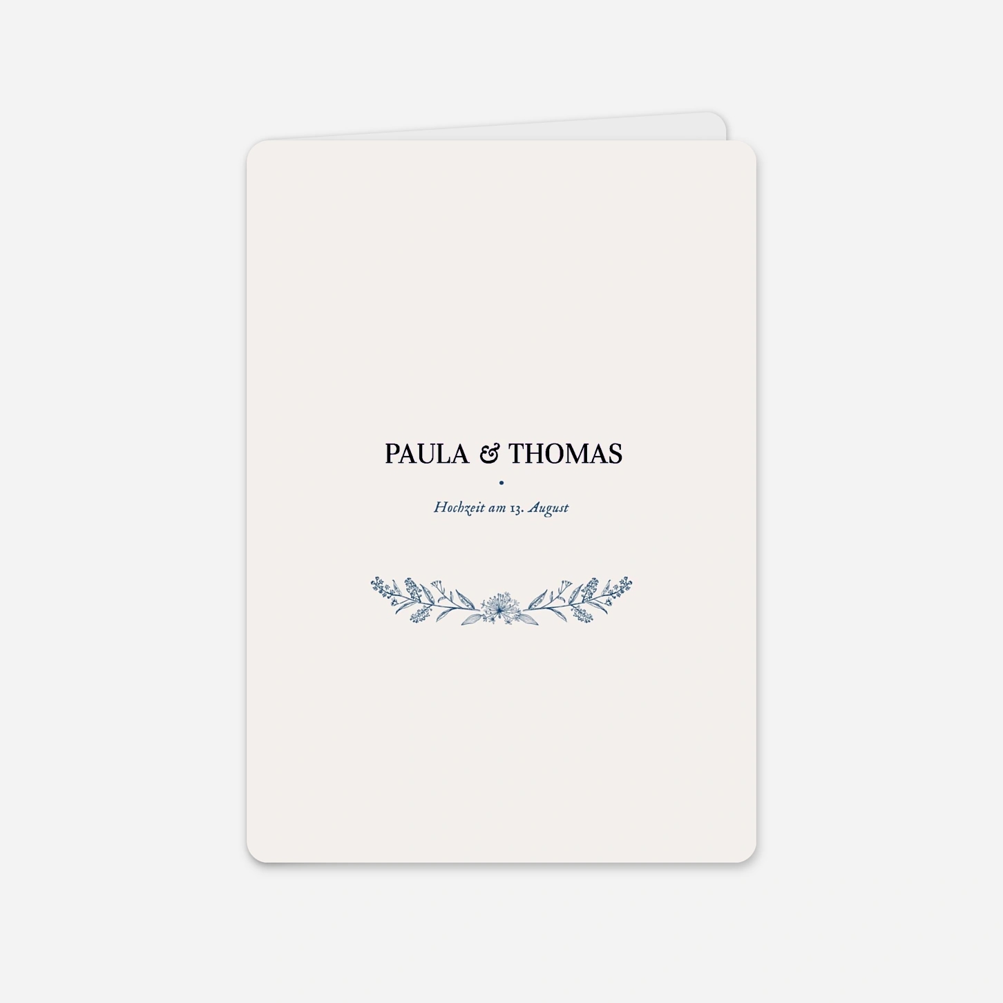 Hochzeitseinladung Naturnah