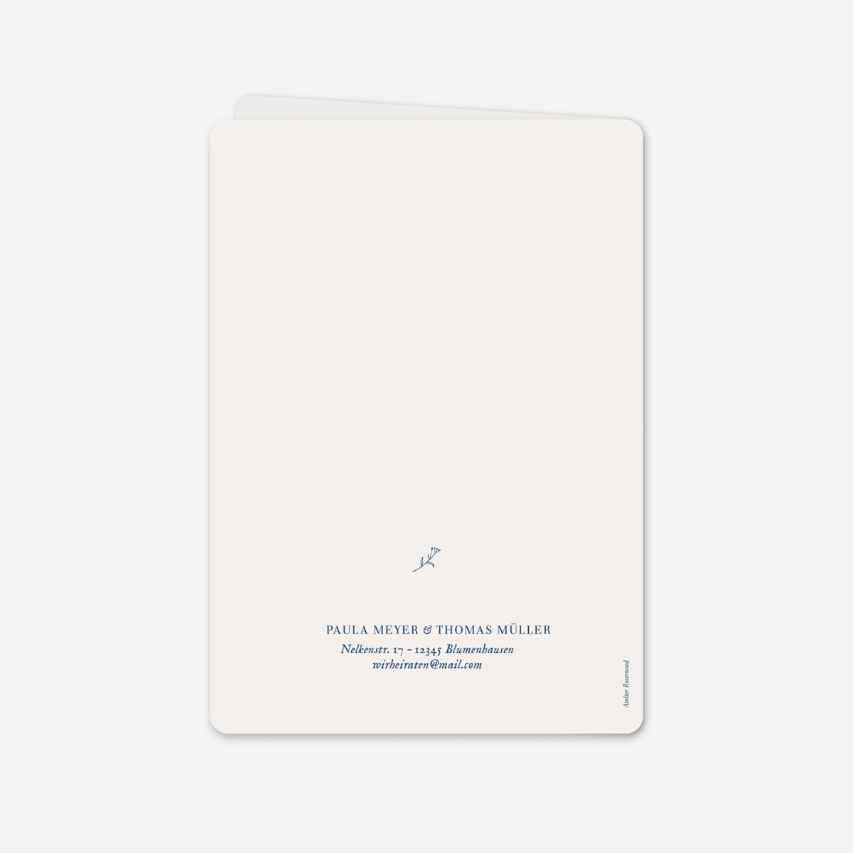 Hochzeitseinladung Naturnah