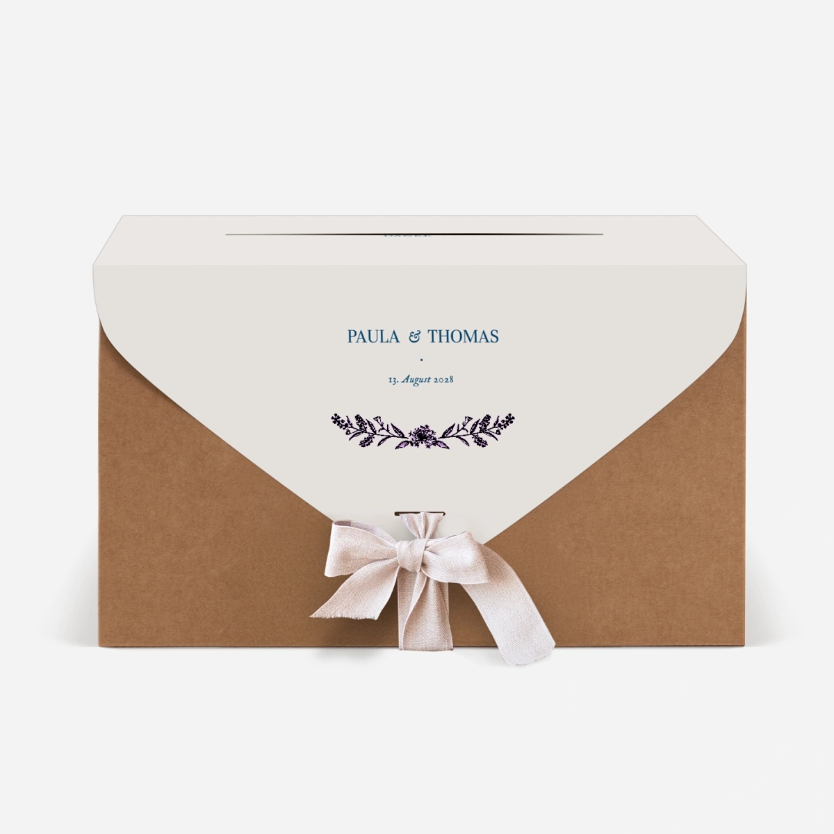 Kartenbox Hochzeit Naturnah