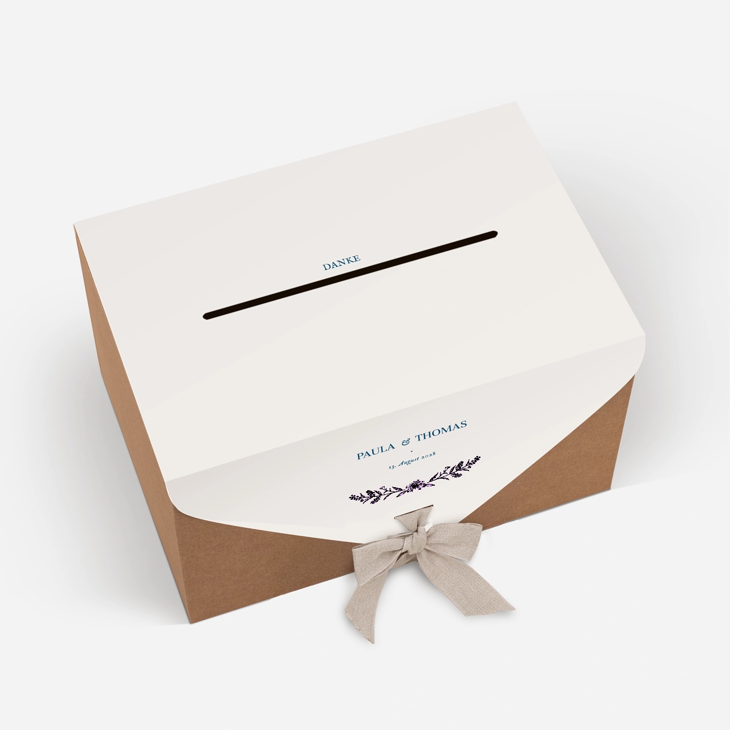 Kartenbox Hochzeit Naturnah