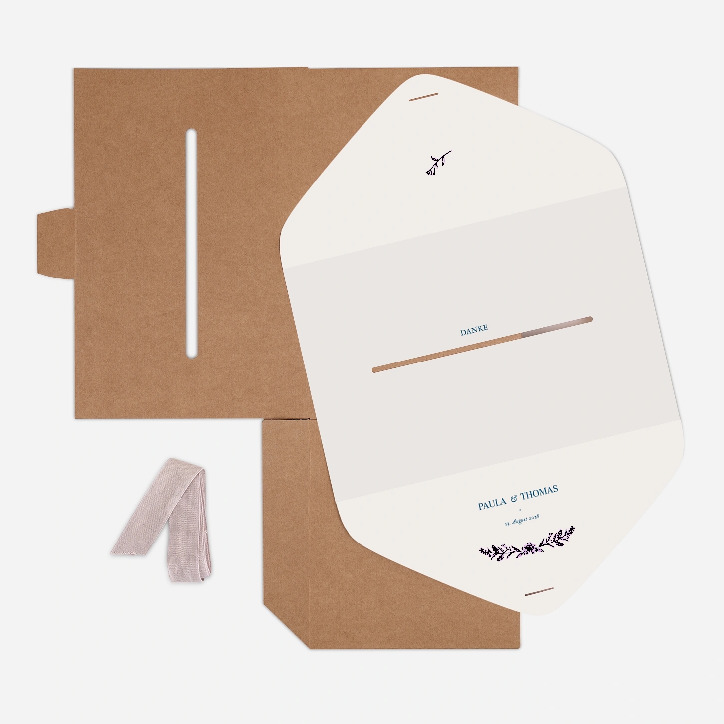 Kartenbox Hochzeit Naturnah