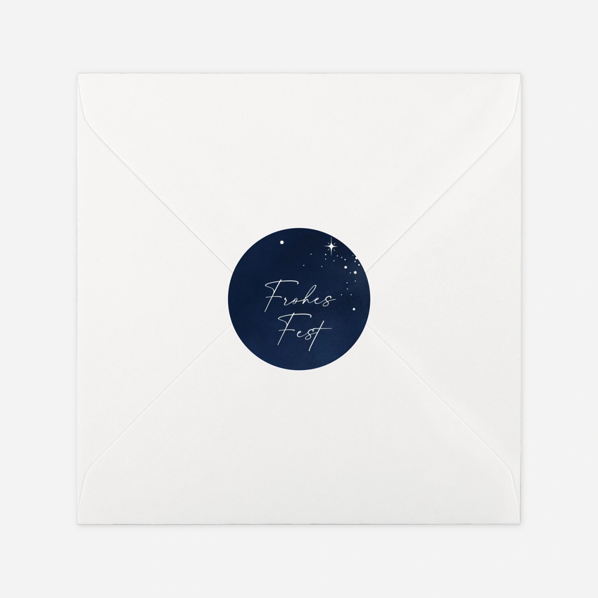 Geschenkaufkleber Weihnachten Nacht der Sterne