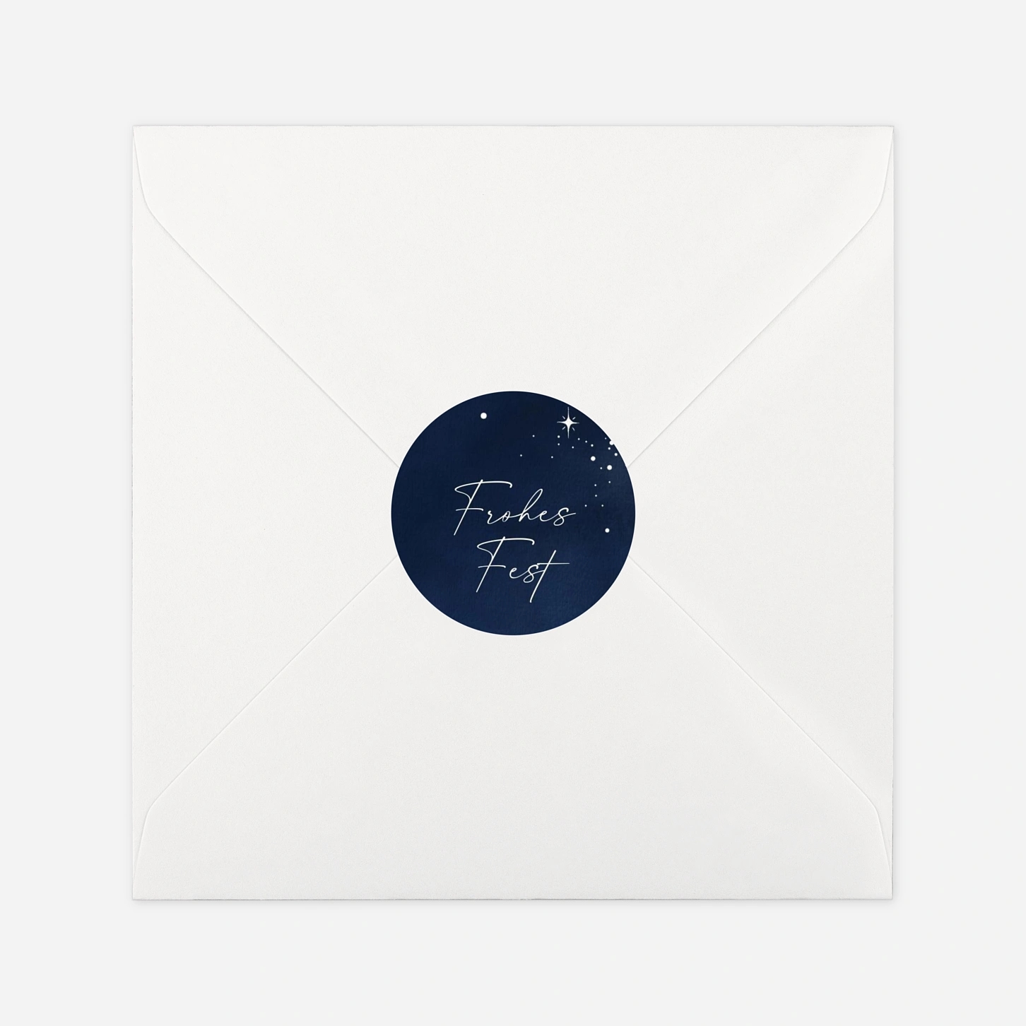 Geschenkaufkleber Weihnachten Nacht der Sterne