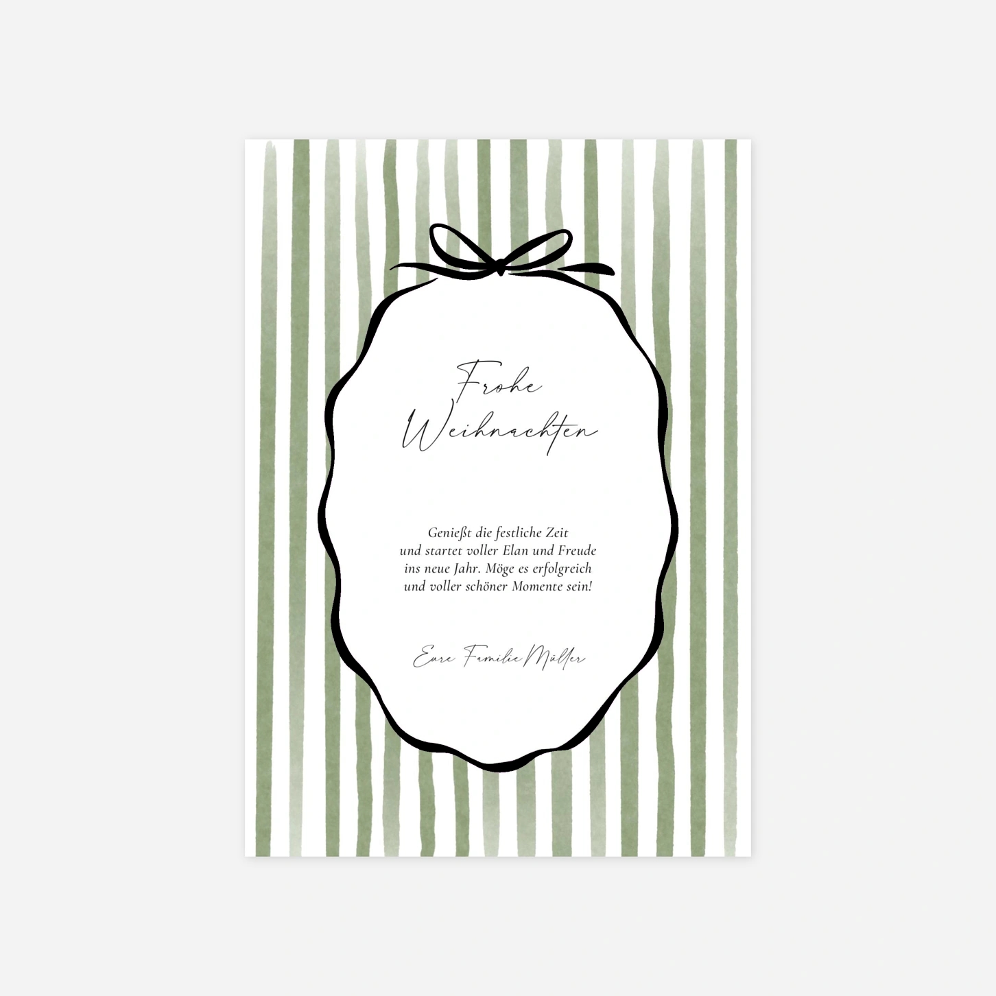 Weihnachtskarte Neujahr