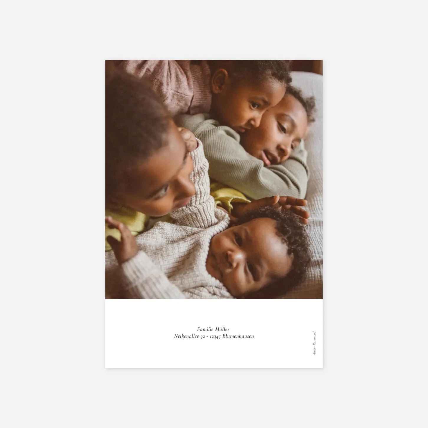 Weihnachtskarte Neujahr