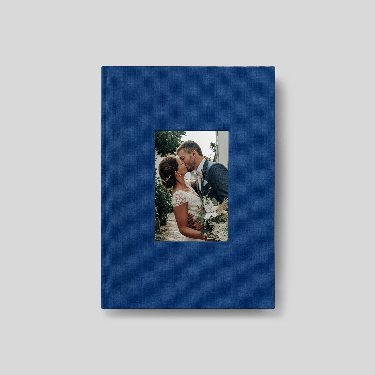 Notizbuch Stoffeinband mit Foto