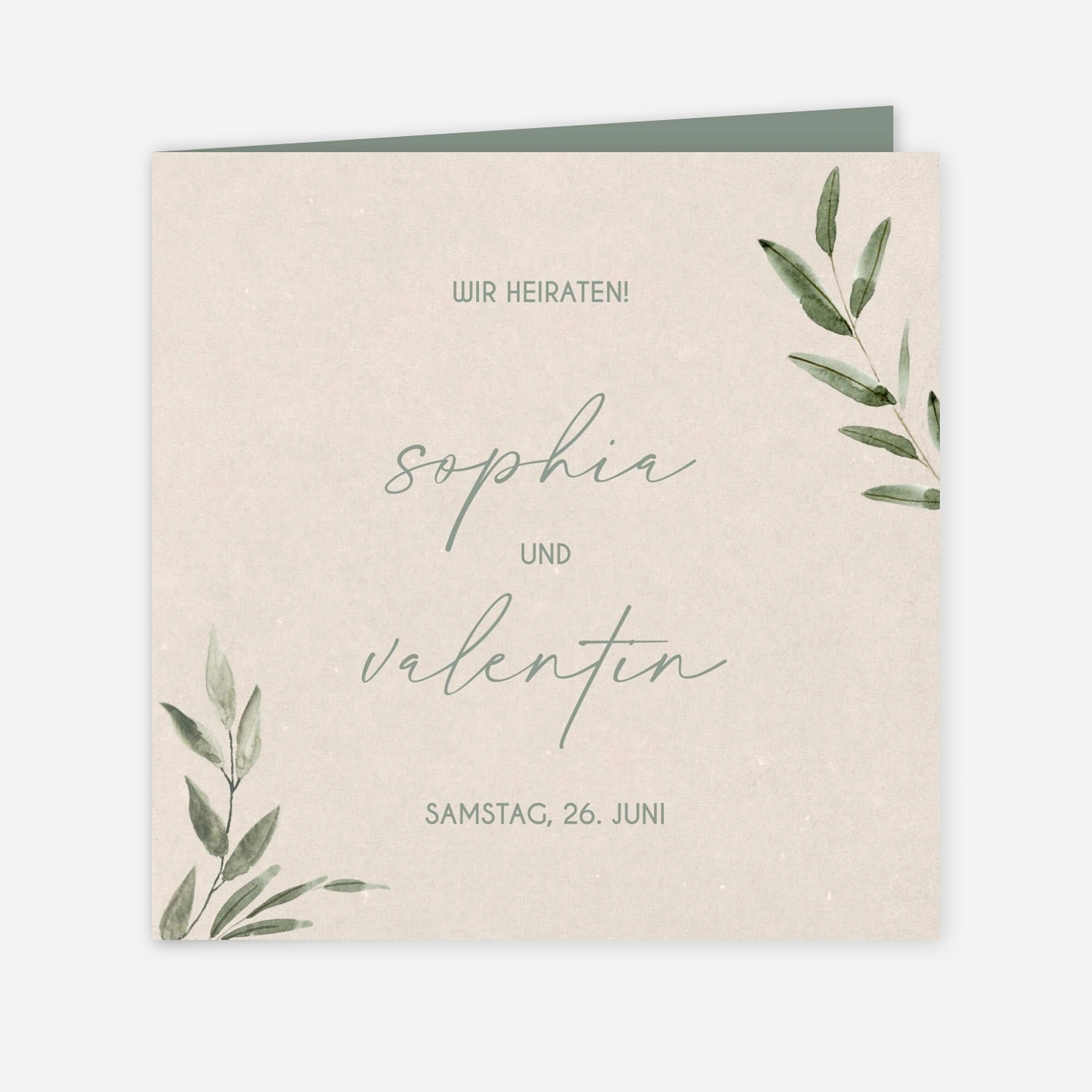 Hochzeitseinladung Naturträume