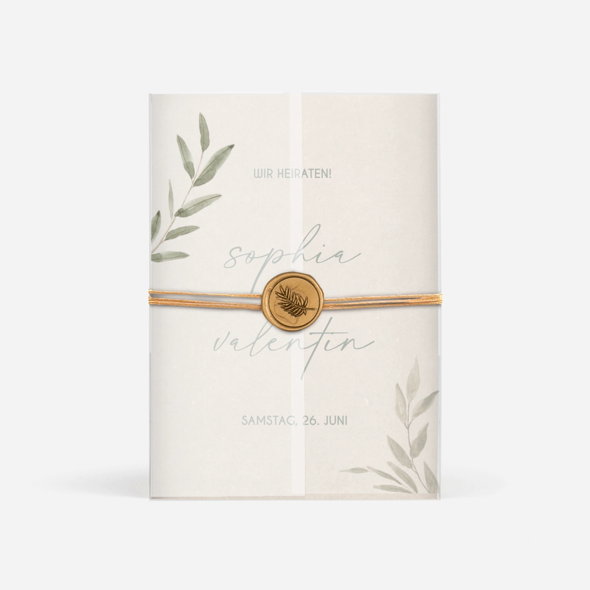 Hochzeitseinladung Naturträume
