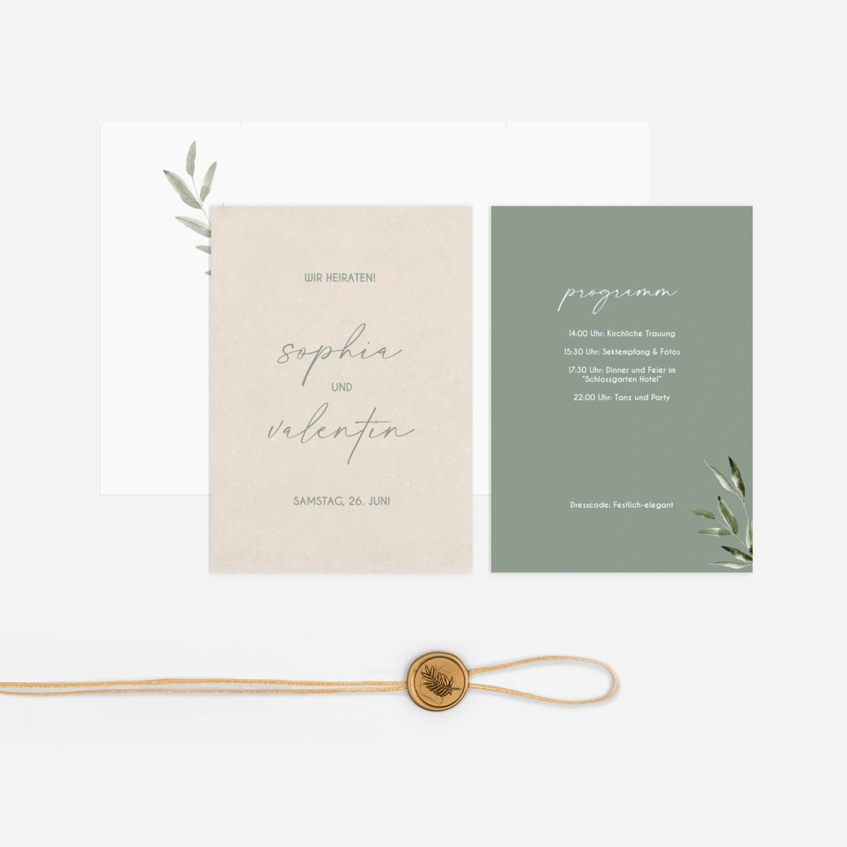 Hochzeitseinladung Naturträume