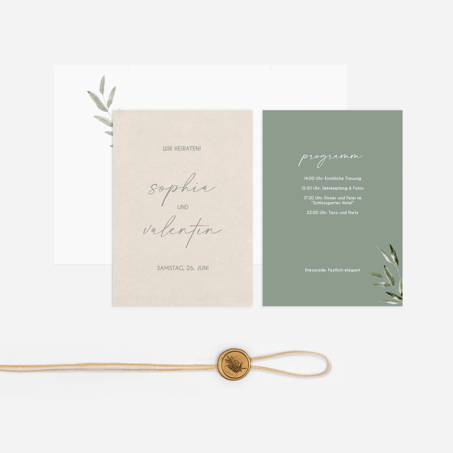 Hochzeitseinladung Naturträume