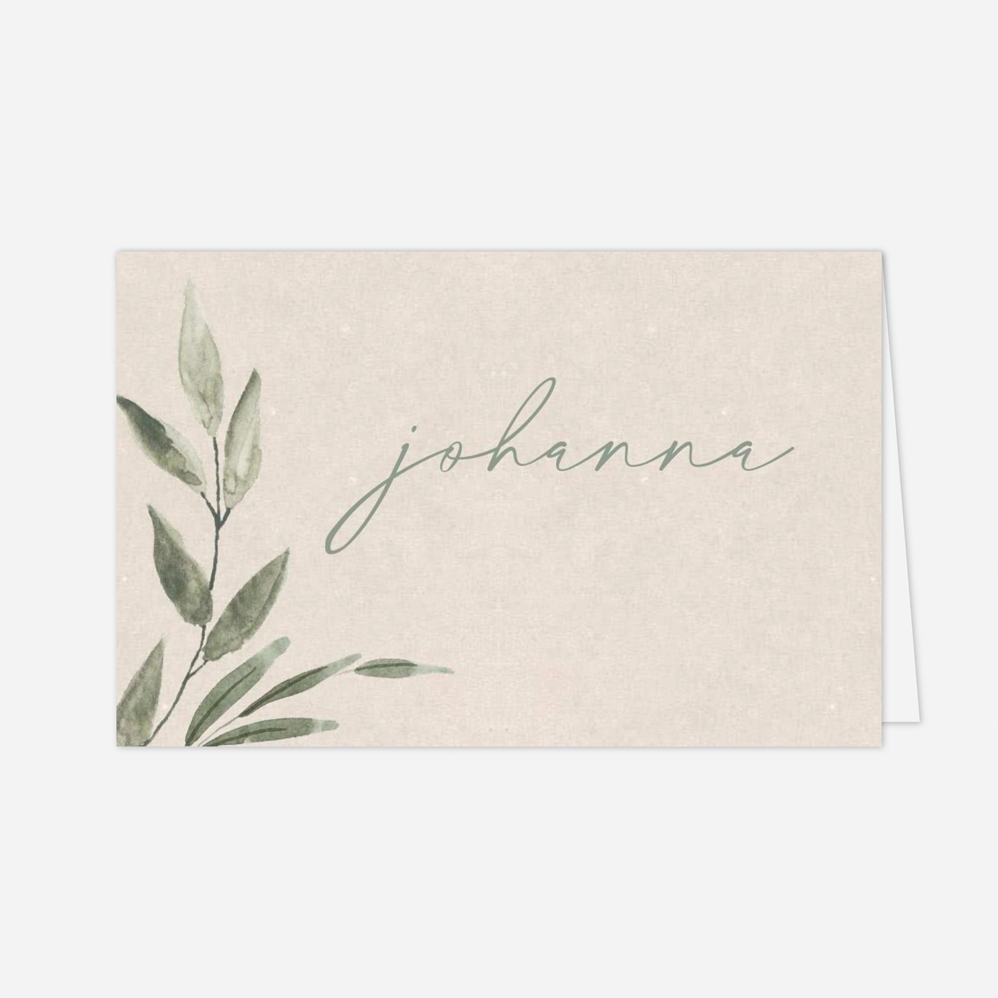 Platzkarte Hochzeit Naturträume