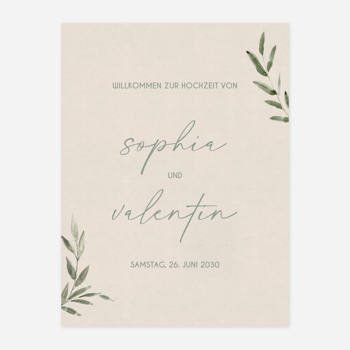 Willkommensschild Naturträume