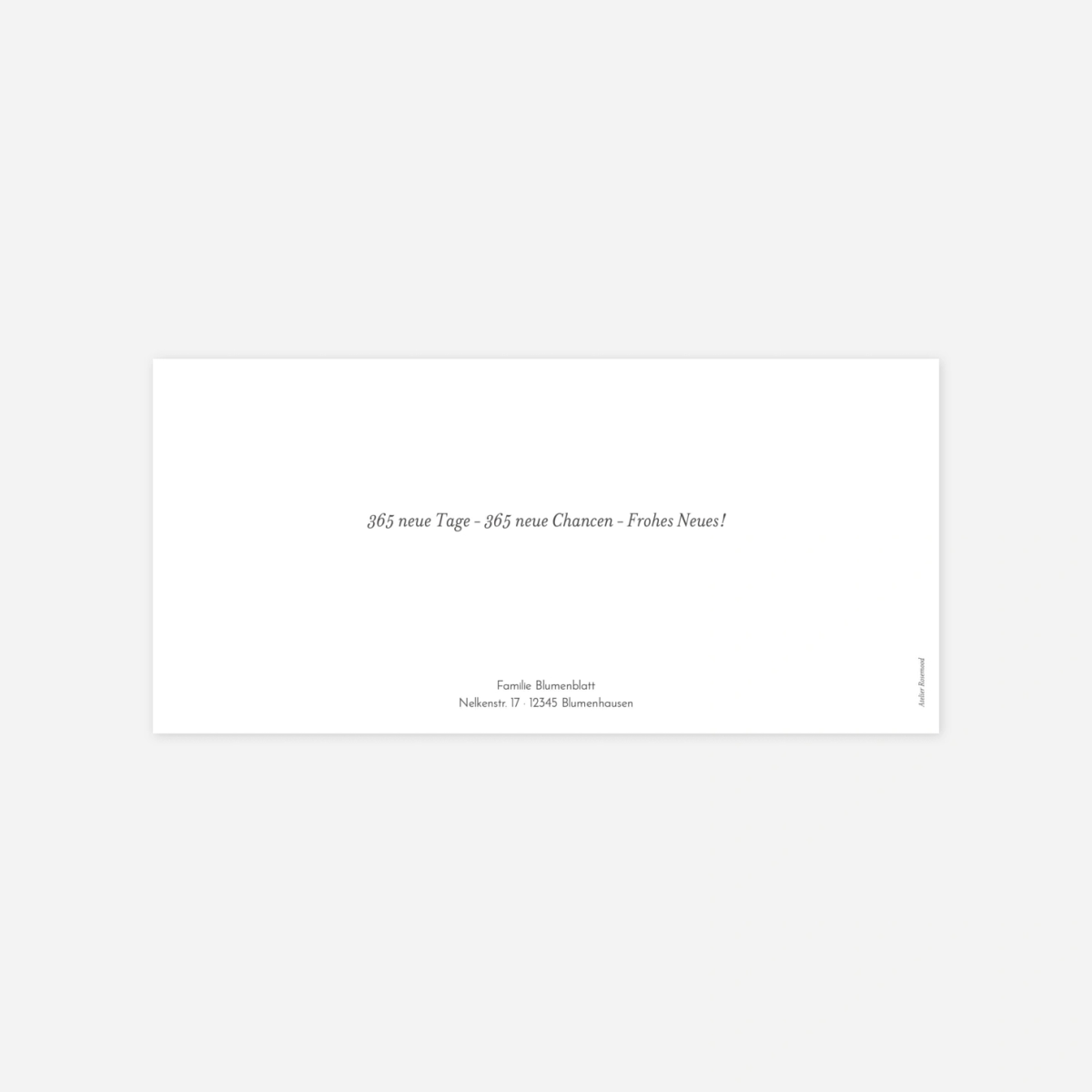 Weihnachtskarte Panorama 3 Fotos