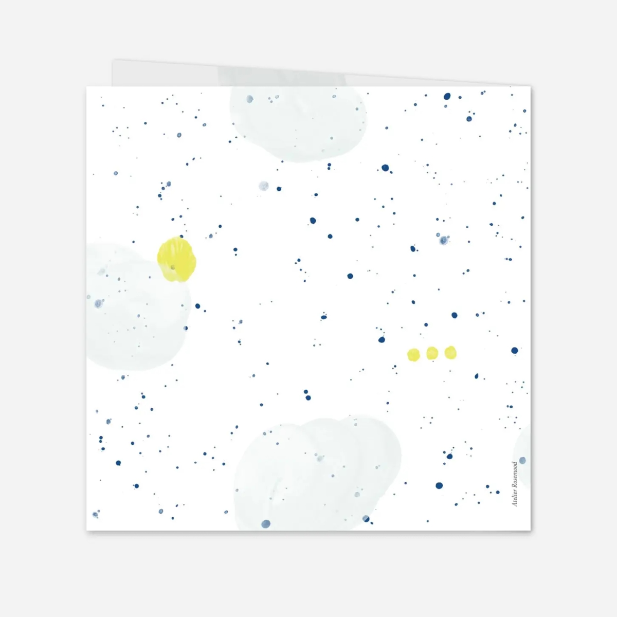 Geburtskarte Pastell Tupfer