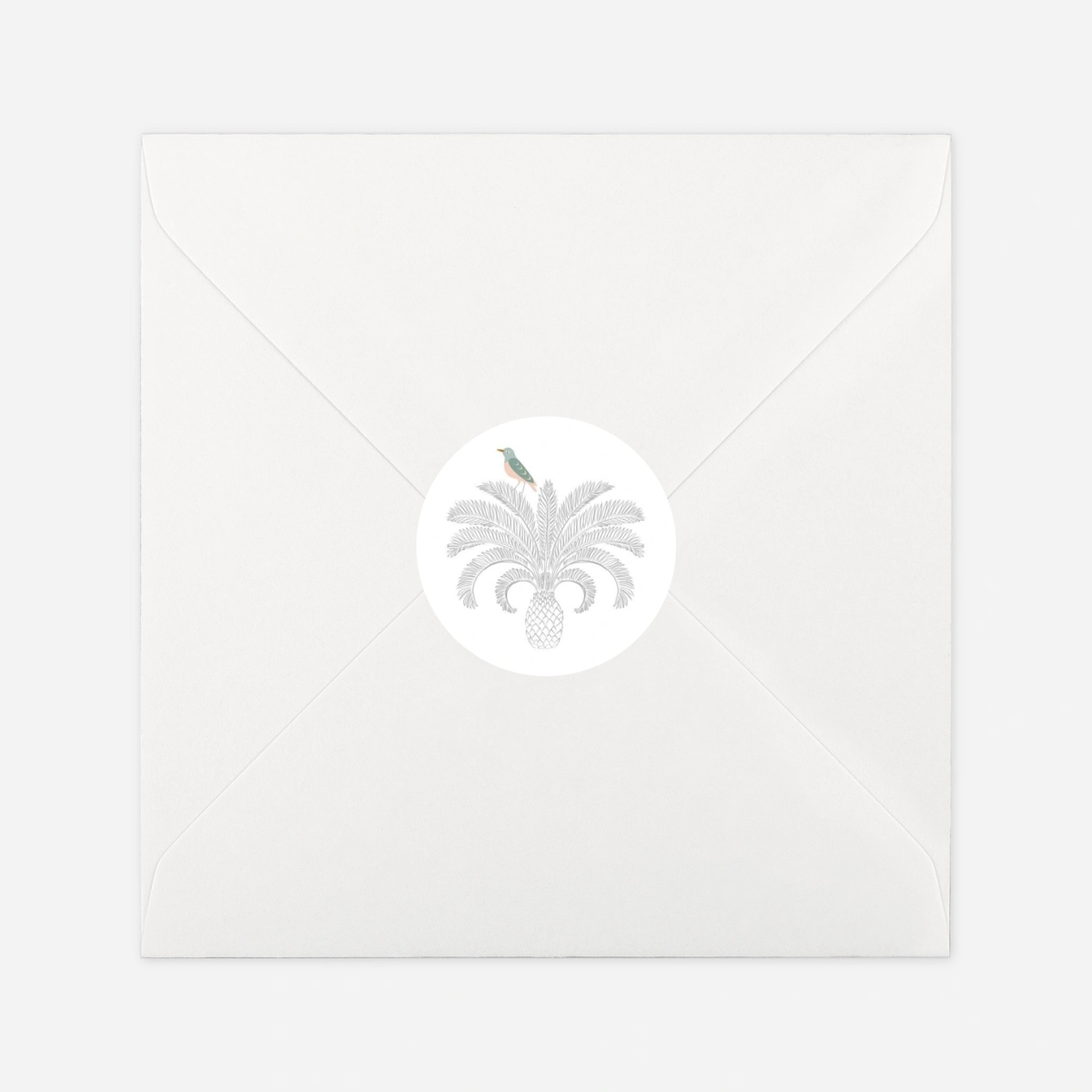 Aufkleber Taufe Paradiesvogel