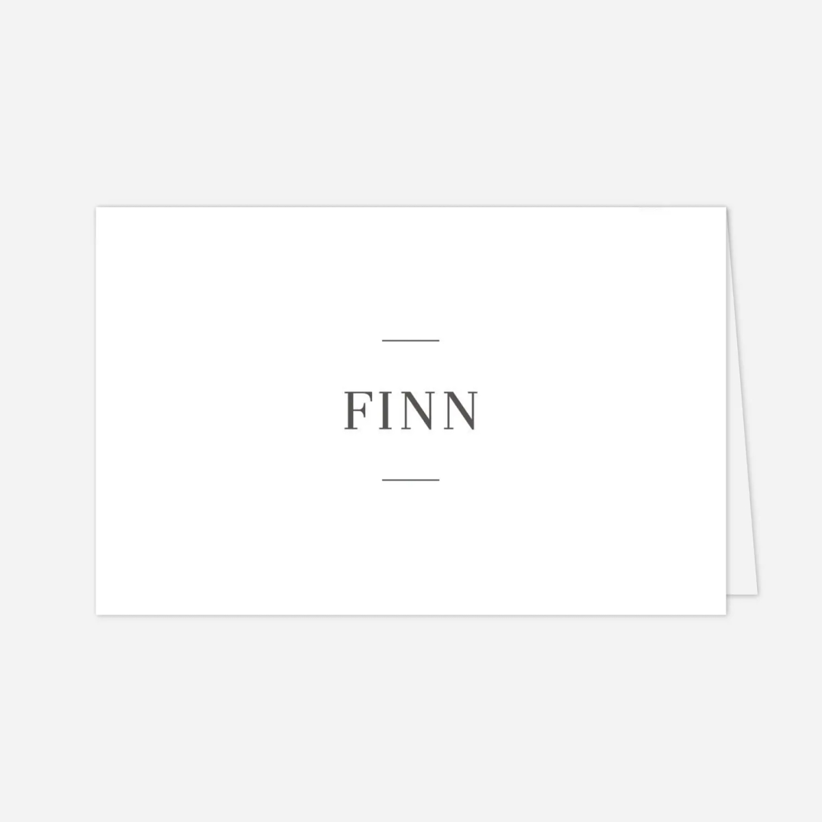 Tischkarte Taufe Paradiesvogel