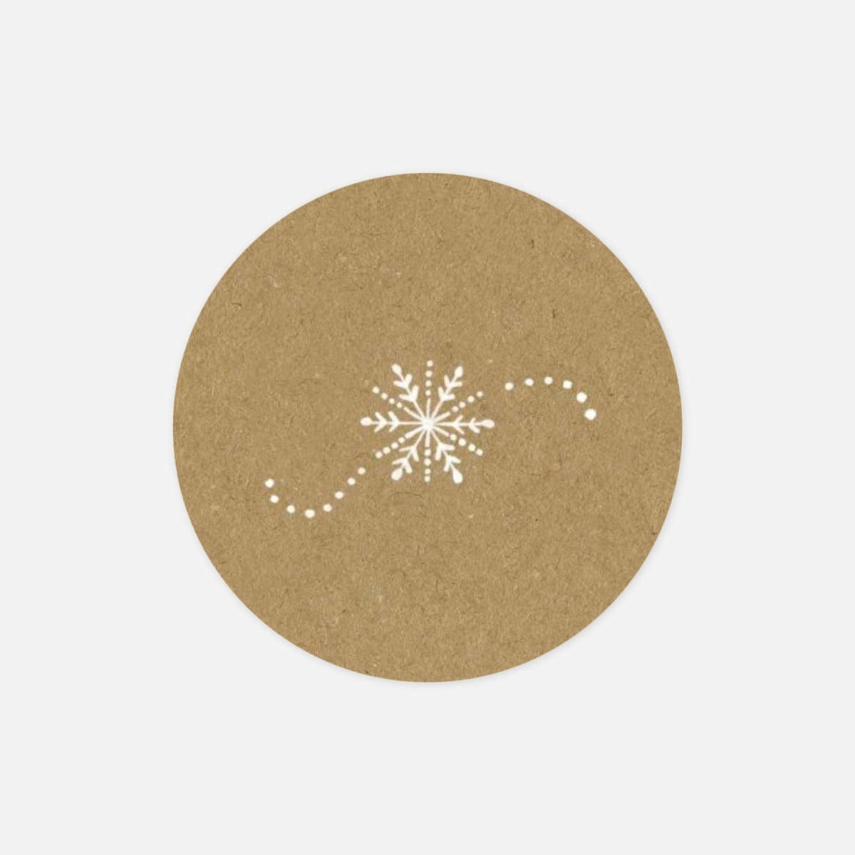 Geschenkaufkleber Weihnachten Pfefferkuchen