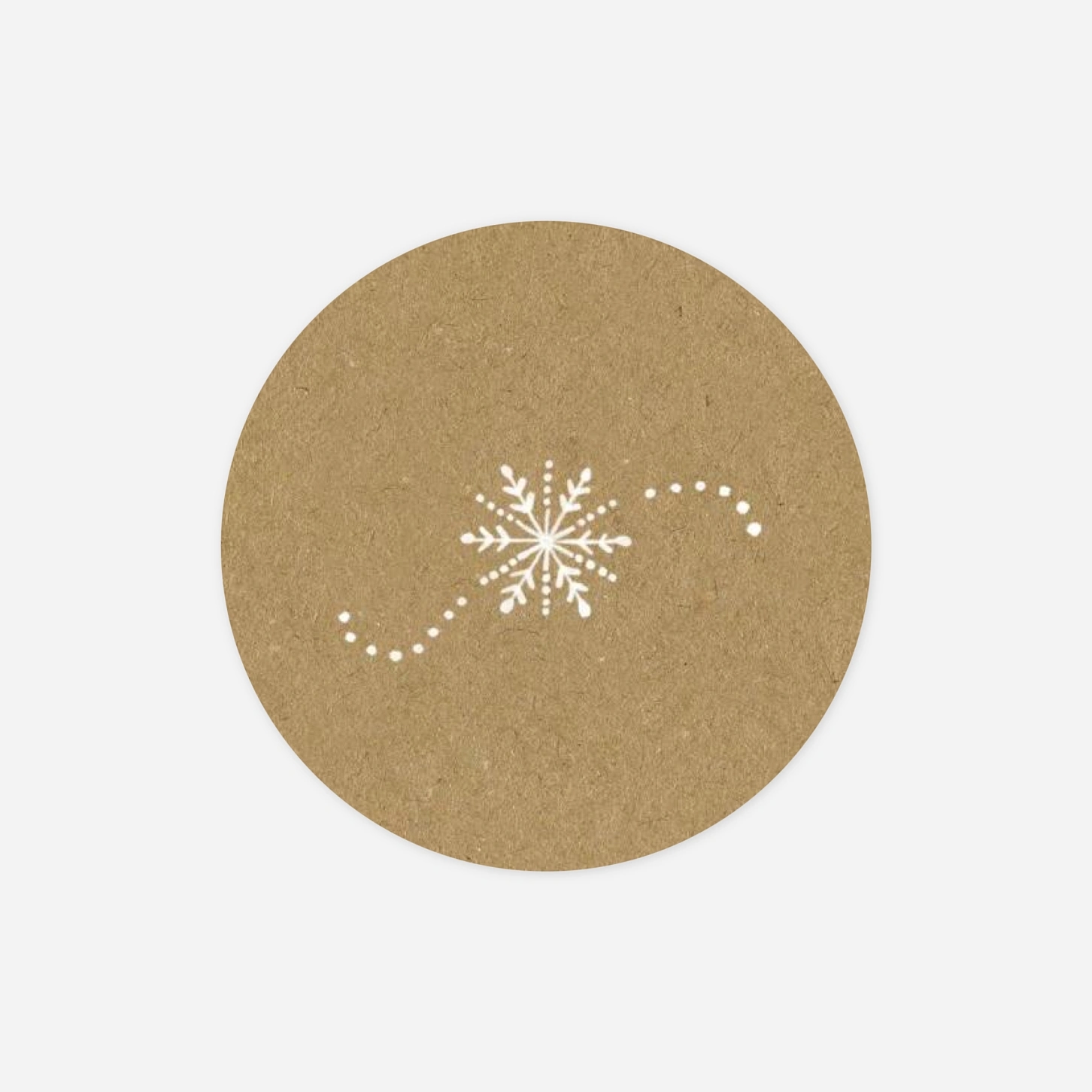 Geschenkaufkleber Weihnachten Pfefferkuchen