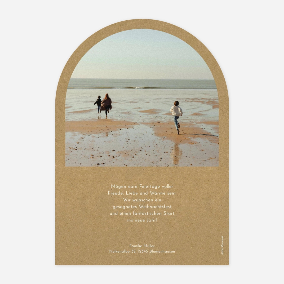 Weihnachtskarte Pfefferkuchen