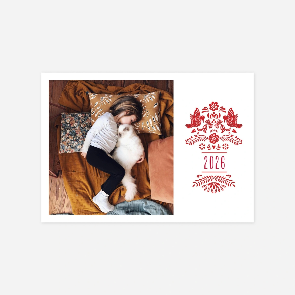 Weihnachtskarte Papel Picado