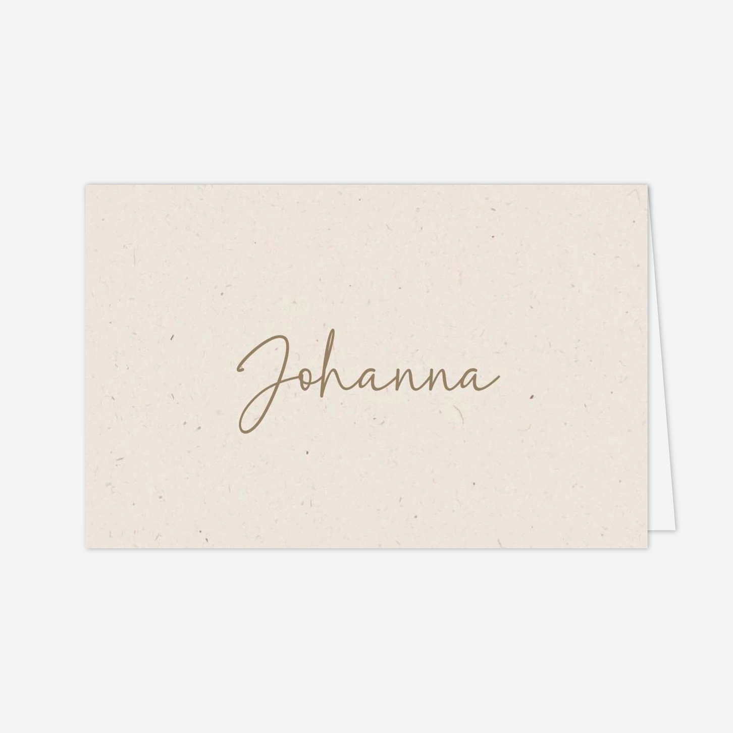 Platzkarte Hochzeit Puristische Eleganz