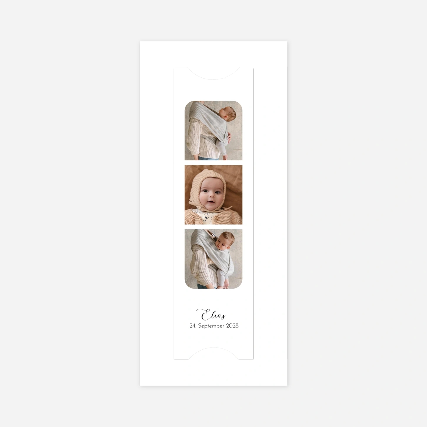 Geburtskarte Raffinesse