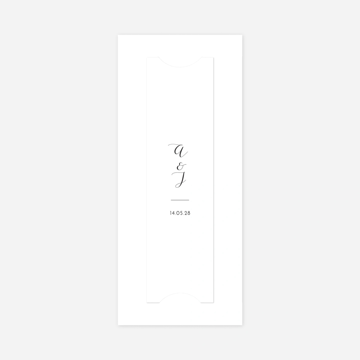 Dankeskarte Hochzeit Raffinesse