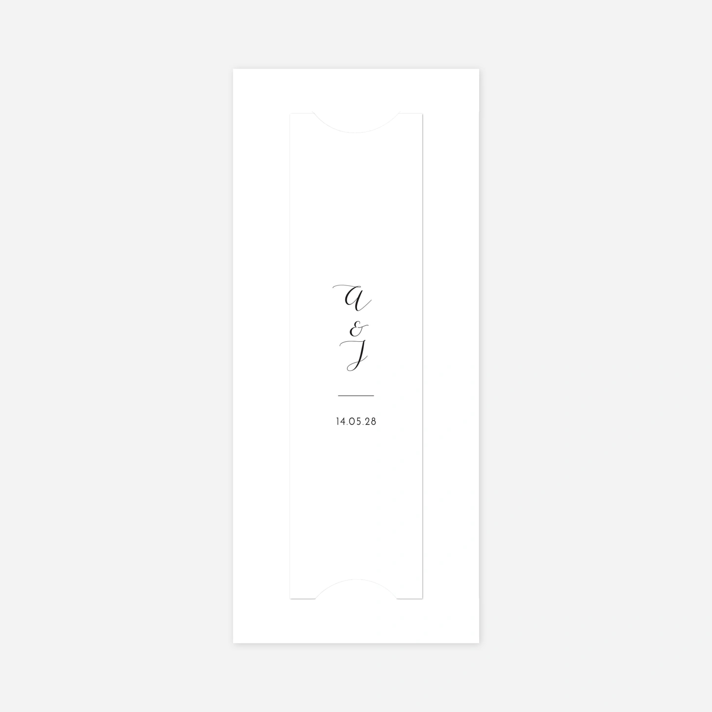 Dankeskarte Hochzeit Raffinesse