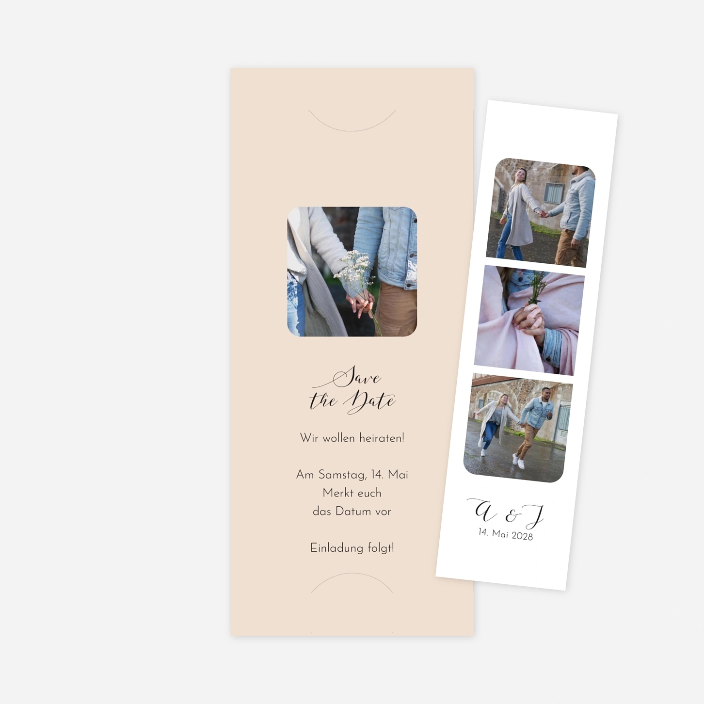 Save-the-Date Karte Raffinesse