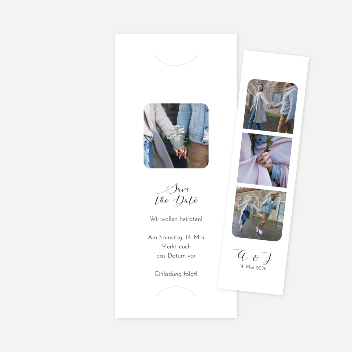 Save-the-Date Karte Raffinesse