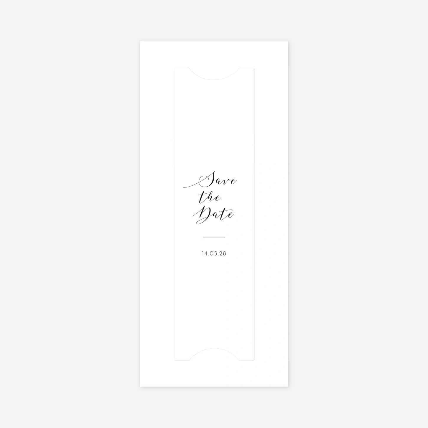 Save-the-Date Karte Raffinesse