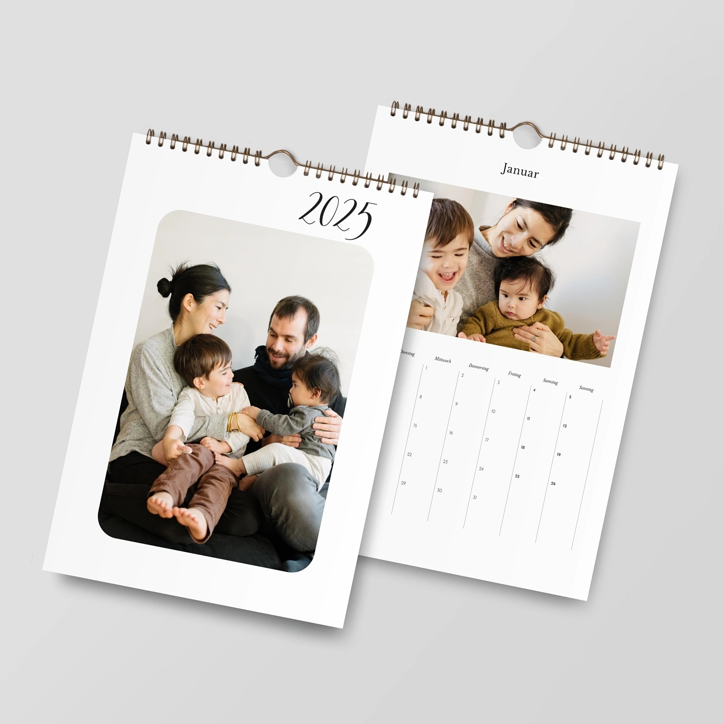 Wandkalender personalisierbare Felder Raffinesse