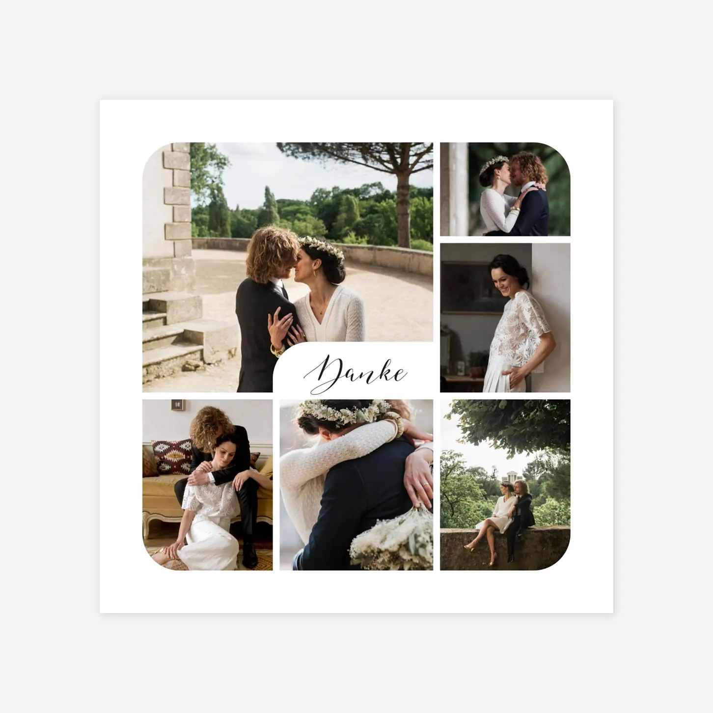 Dankeskarte Hochzeit Raffinesse Fotos