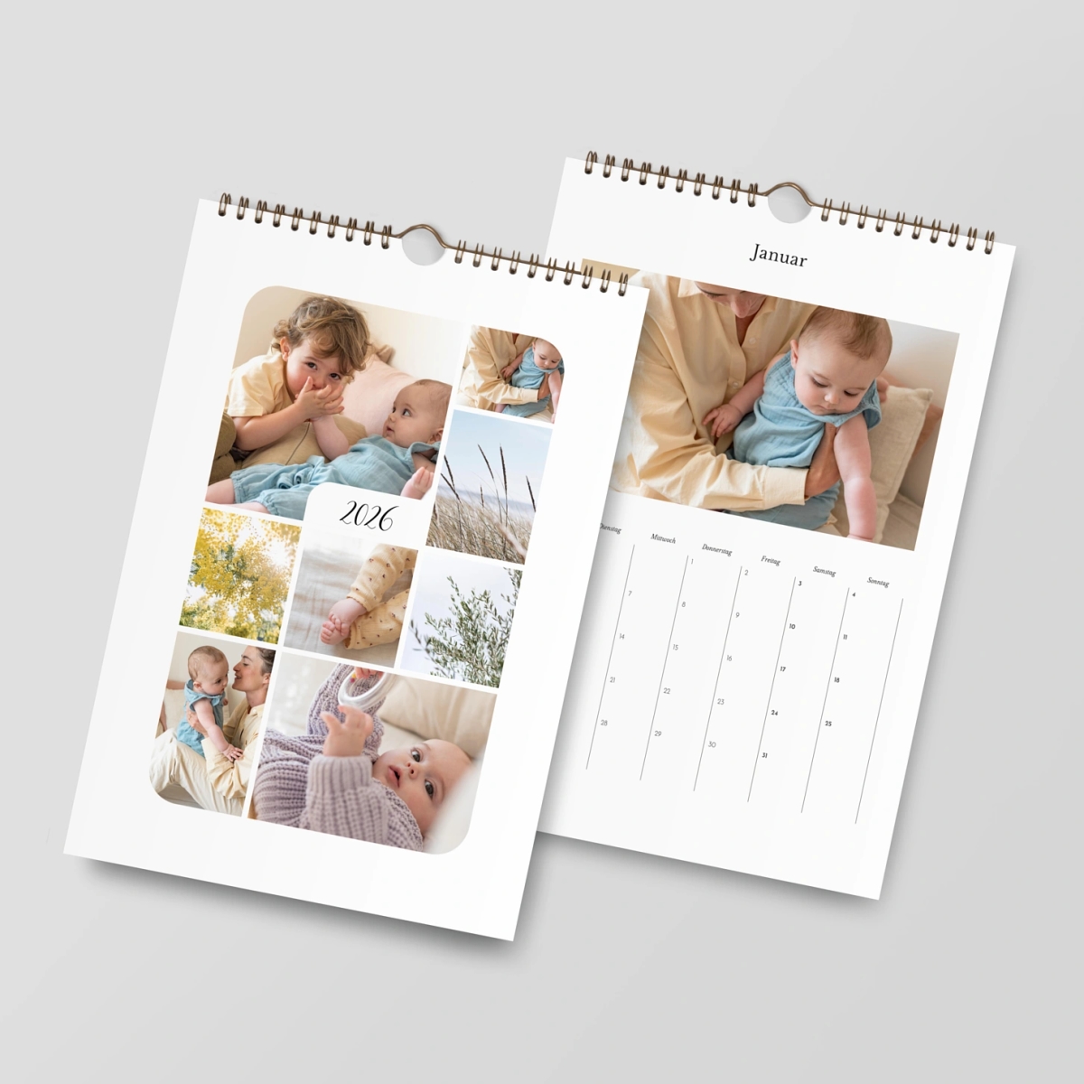 Wandkalender personalisierbare Felder Raffinesse Fotos
