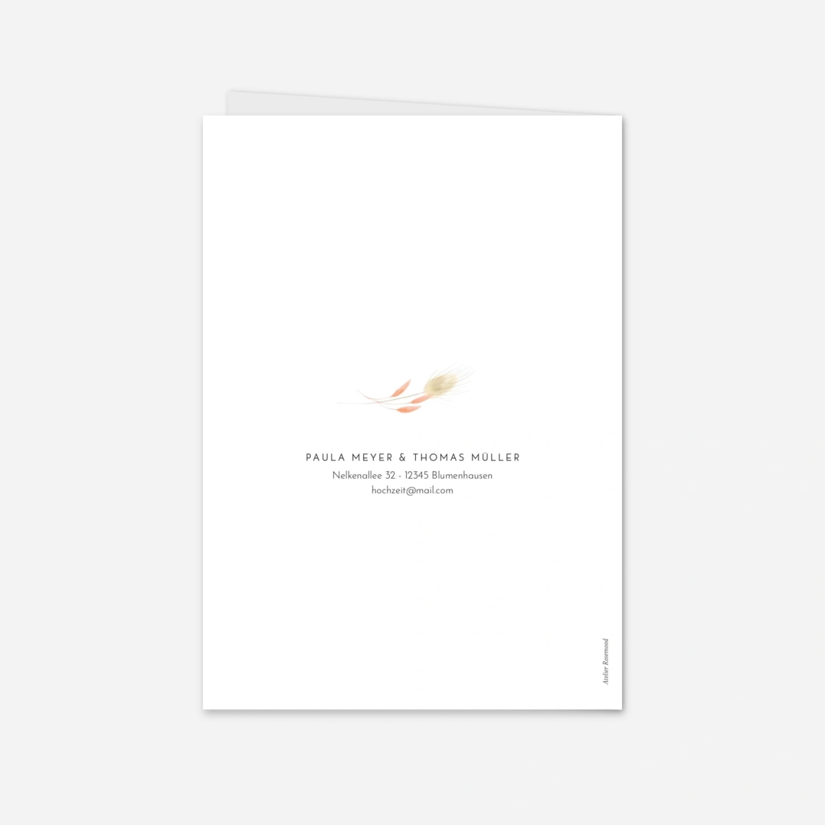 Hochzeitseinladung Sanfte Brise