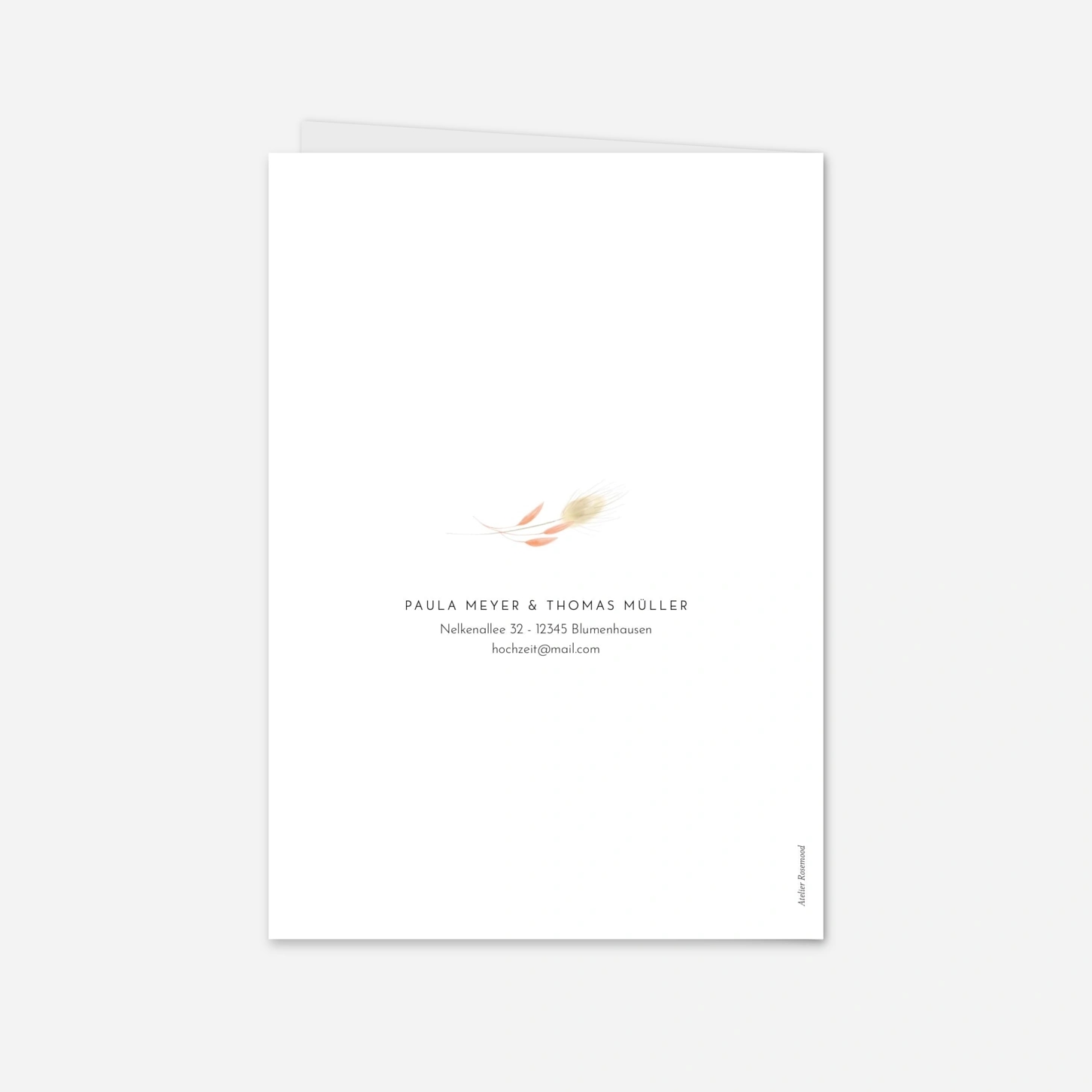 Hochzeitseinladung Sanfte Brise