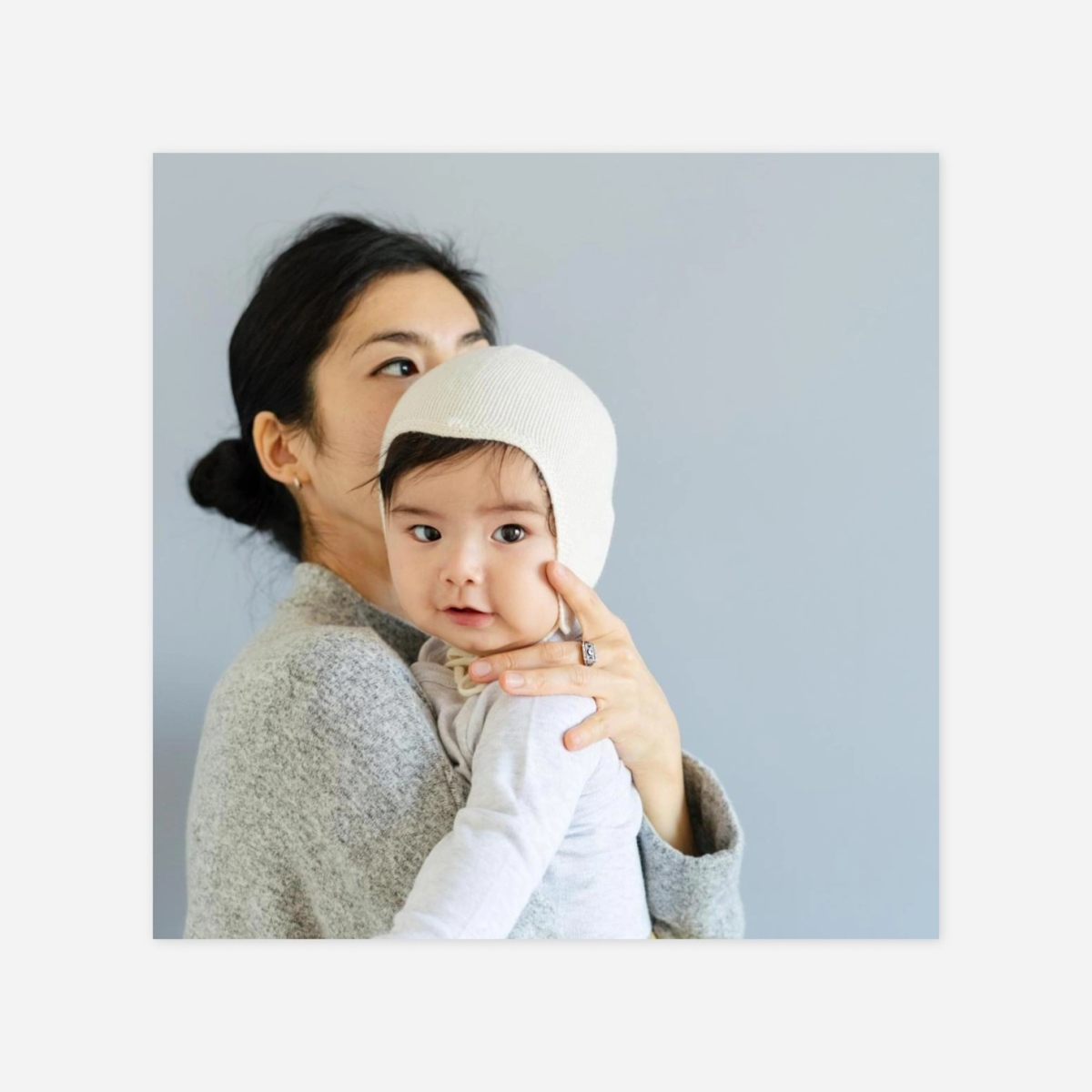 Dankeskarte Geburt Schreibmaschine I