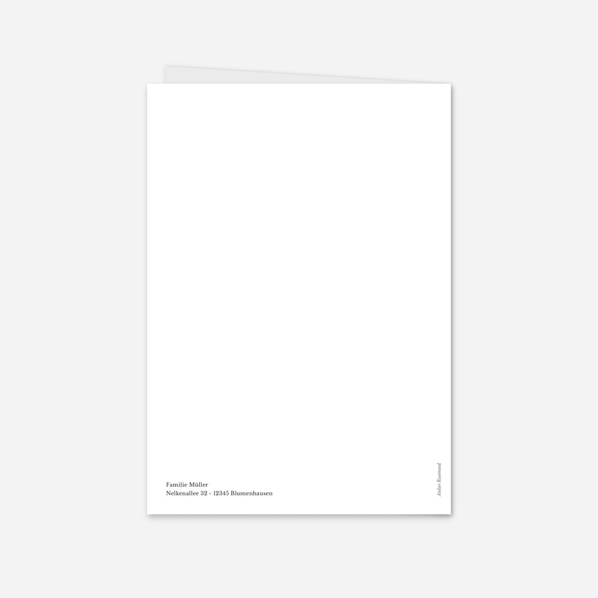 Weihnachtskarte Schreibmaschine I