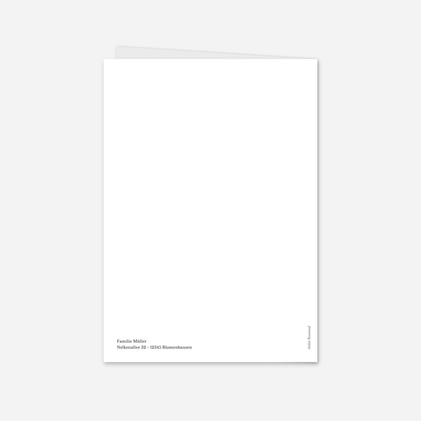 Weihnachtskarte Schreibmaschine I