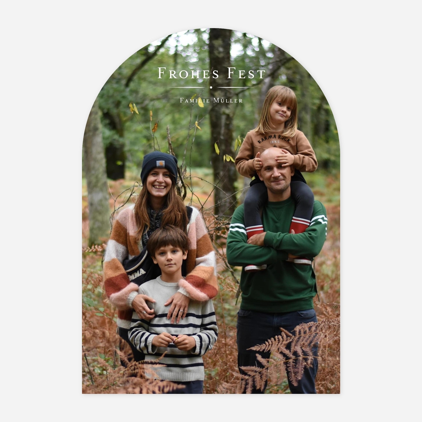 Weihnachtskarte Schmuckstück