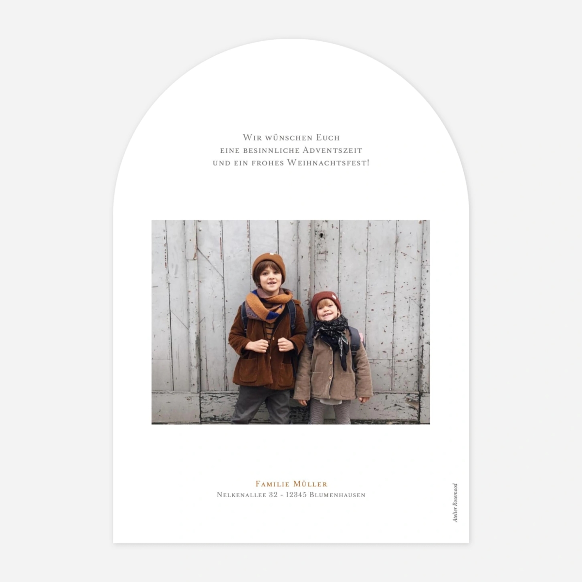 Weihnachtskarte Schmuckstück