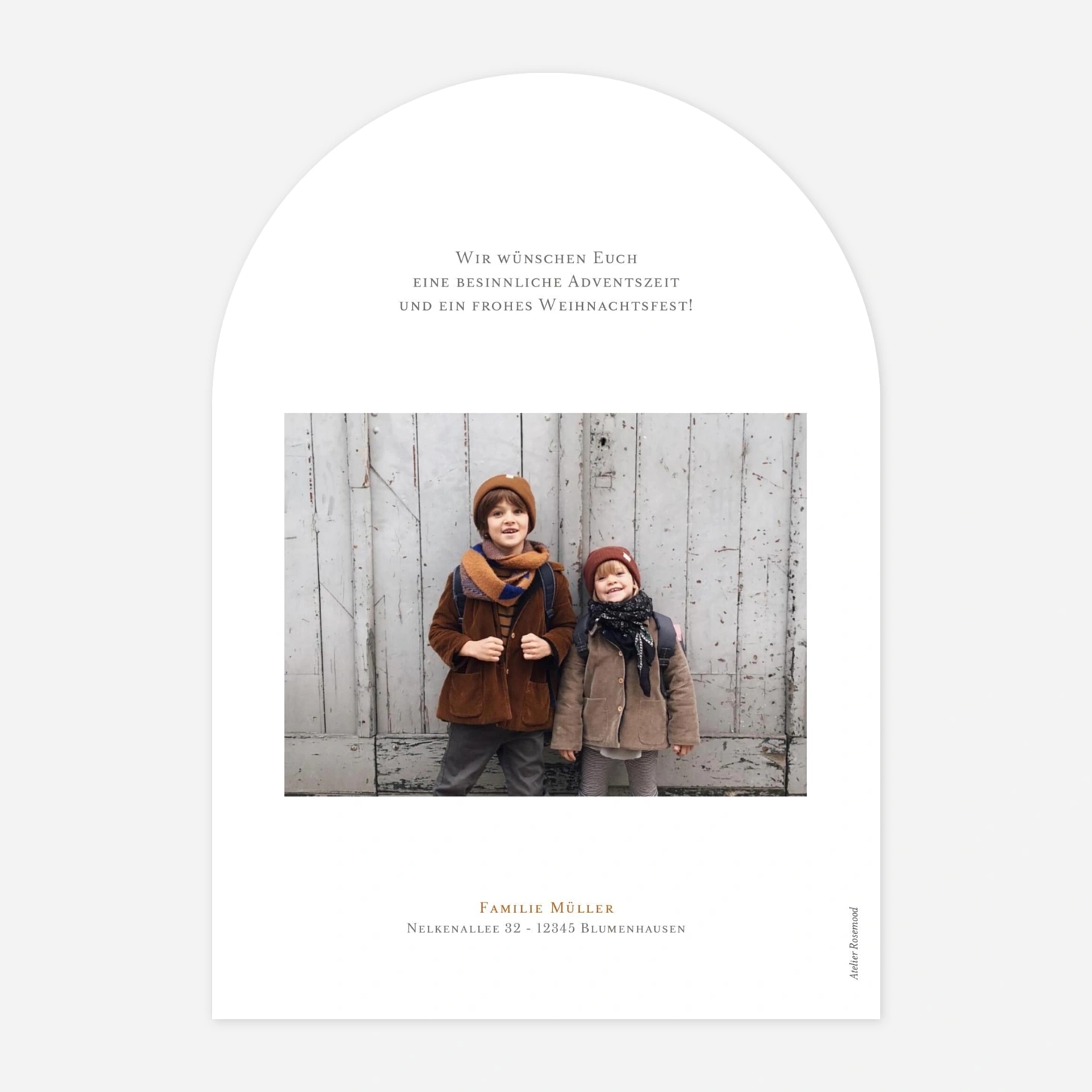 Weihnachtskarte Schmuckstück