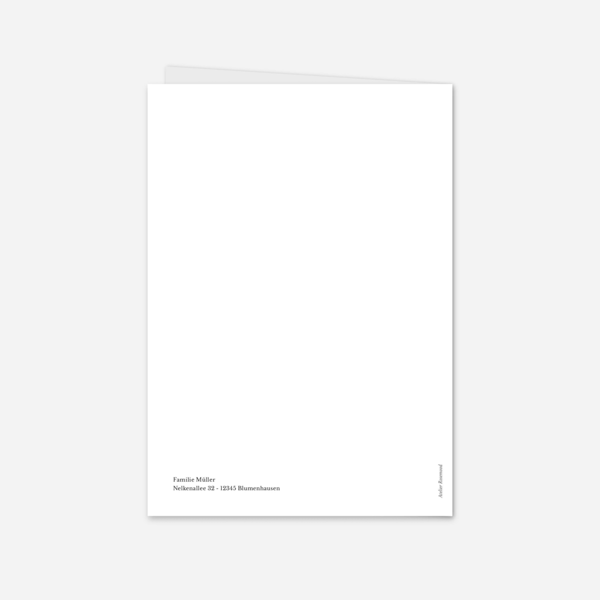 Weihnachtskarte Schreibmaschine IV