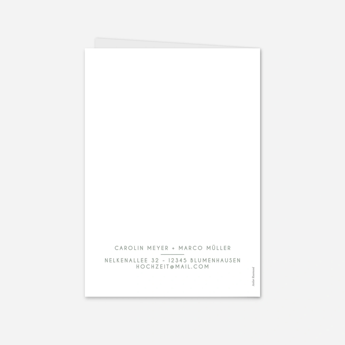 Hochzeitseinladung Reine Liebe